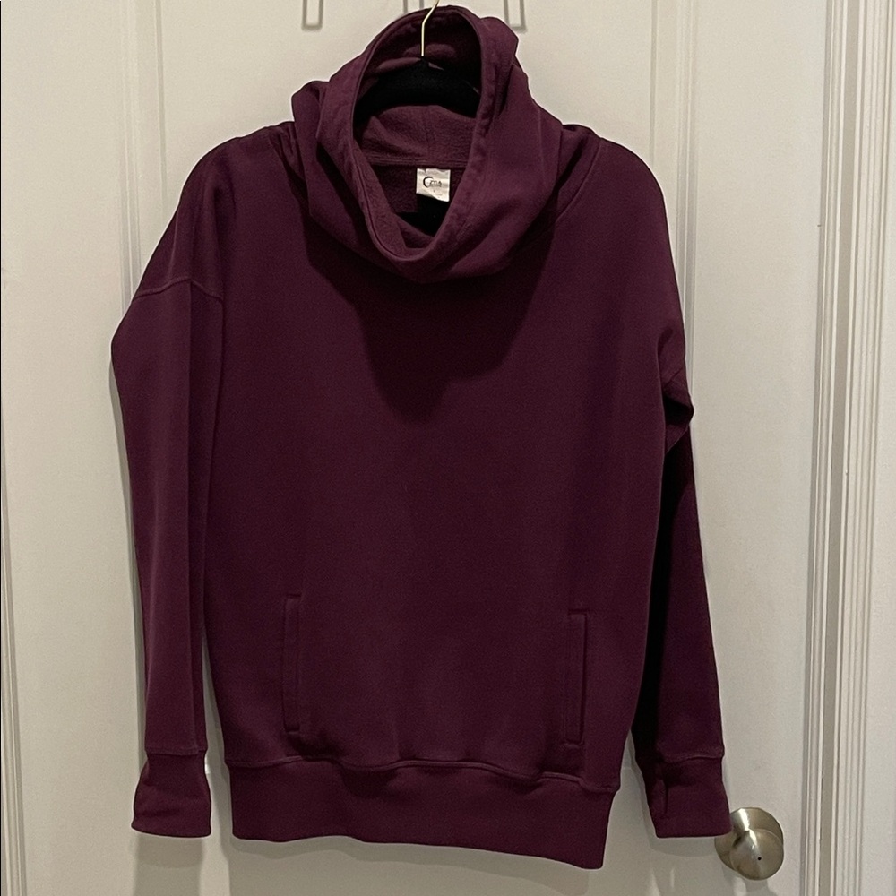 Zyia plum Cowl Neck Top